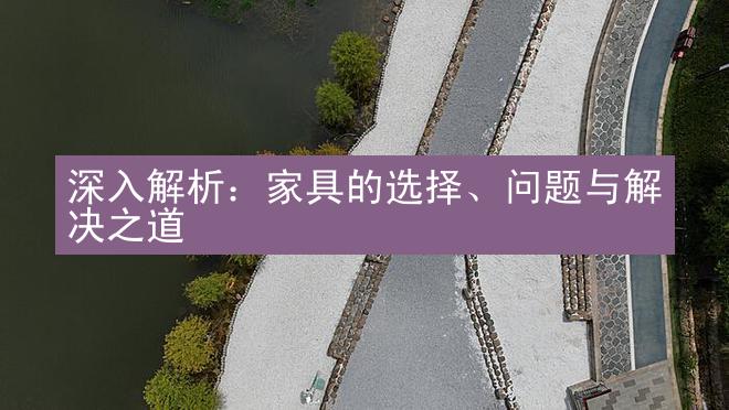 深入解析：家具的选择、问题与解决之道